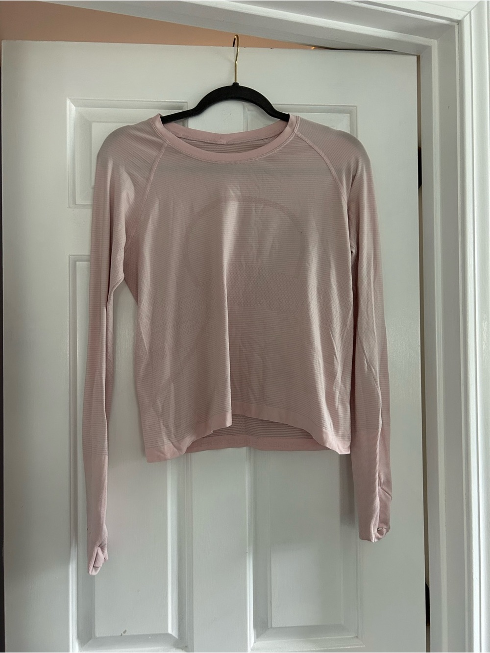 lululemon  Long-Sleeve Crew in Pale Pink